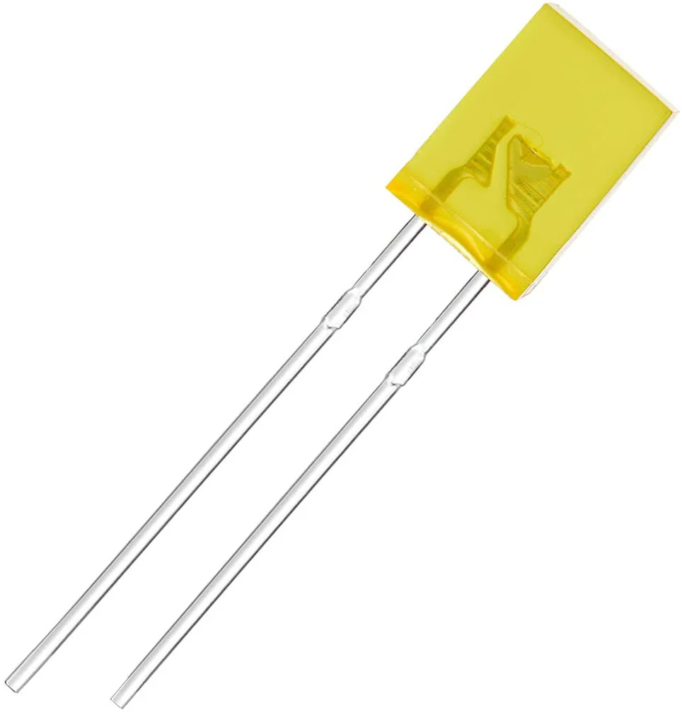 DIP LED 2x5x7mm Square Diffused Type - Image 2