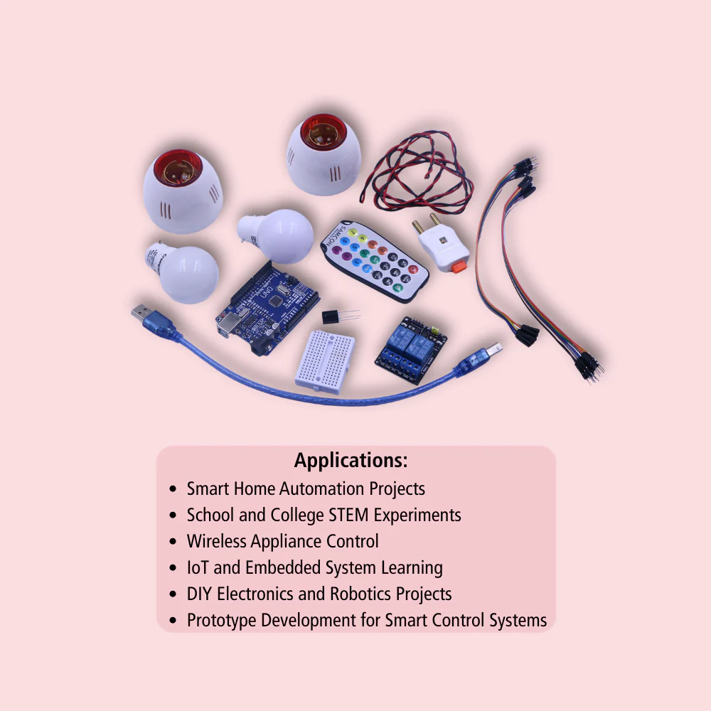 DIY Remote Control Home Automation Kit – Arduino Based Smart Wireless Switching Project Kit - Image 4