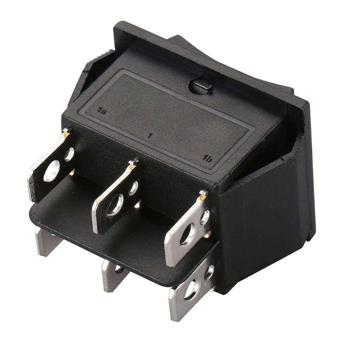 KCD4 16A 250V DPDT Momentary Rocker Switch 6 Leg (Spring Action) - Image 4