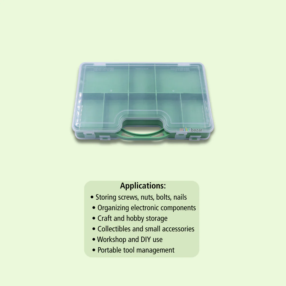 B-300 Double-Sided Plastic Tool Box with Compartments - Image 4