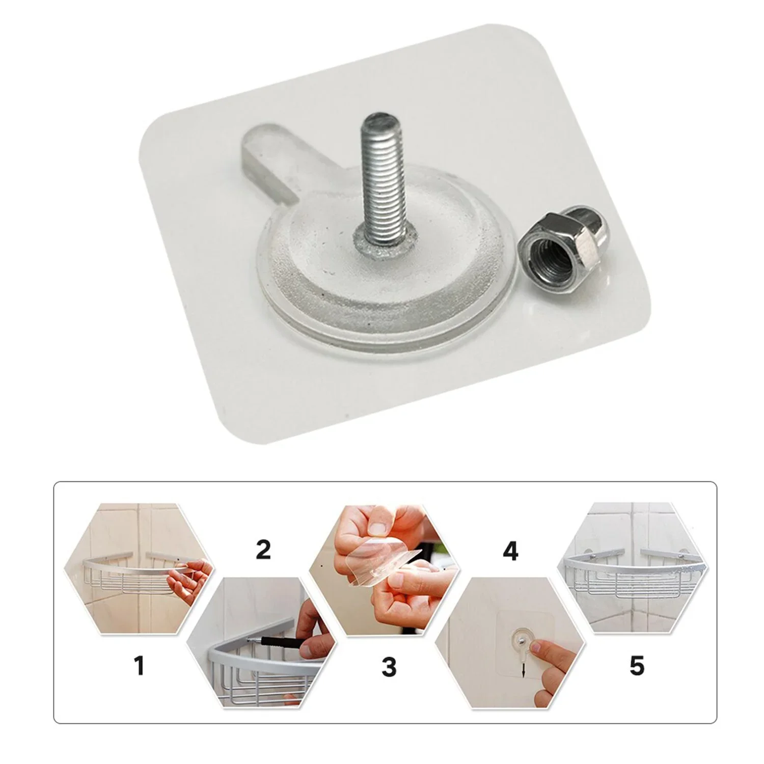Multipurpose Wall Hanger Square Sticker - Image 15