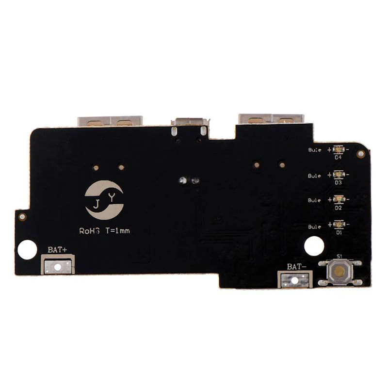Dual USB 3.7v to 5V 2A Power Bank DIY 18650 Li-Ion Charger with Indicator Led [Black] - Image 10