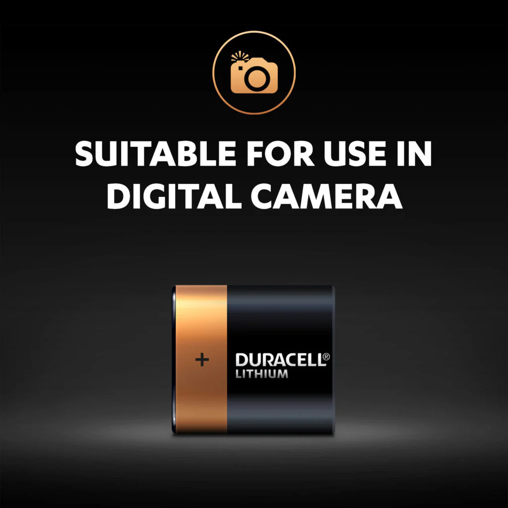 Duracell: 223 CR-P2 1400mAh 6V Lithium (LiMNO2) Photo Battery (DL223) Non-Rechargeable Cell - Image 6