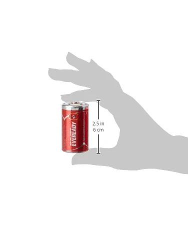 Eveready Heavy Duty 1050 R20 1.5v D Cell Non-Rechargeable Battery - Image 3