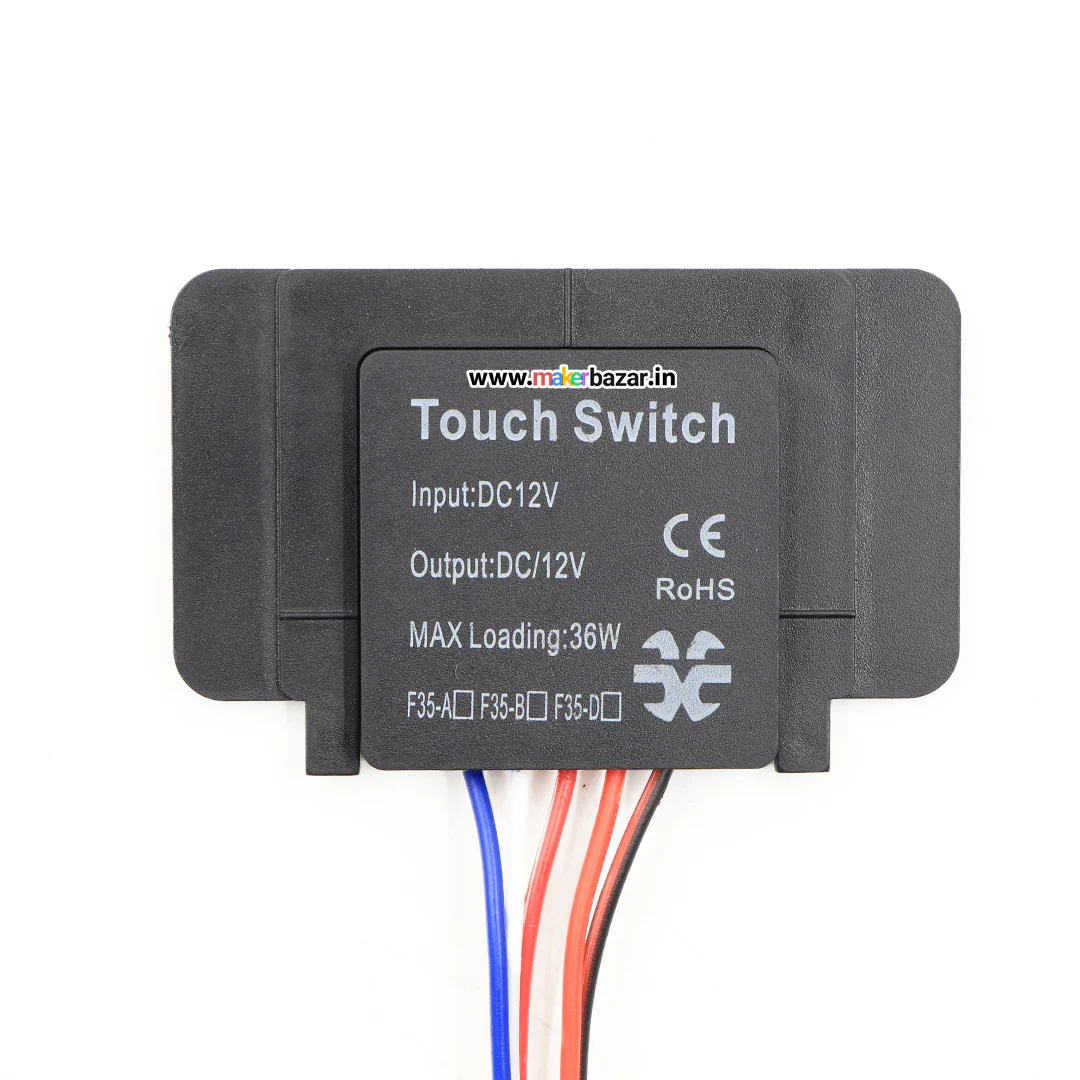 12V 3A Triple Mirror Touch Switch With Dimmer Operate Two LED Strips - Image 6