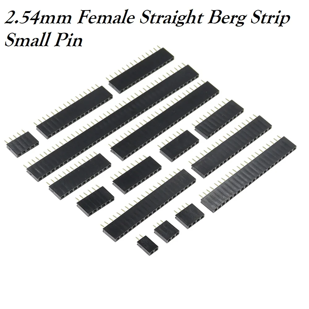 Female Berg Strip 2.54mm Straight Header Pin - Image 5