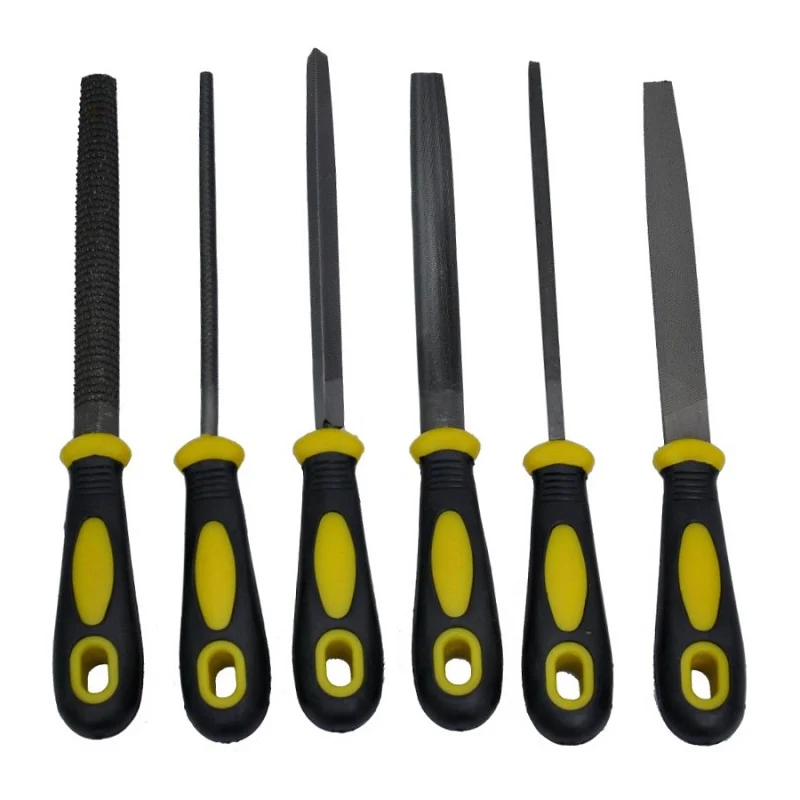 Jon Bhandari: F-001 6 pcs Premium Assorted 6 inches File Set with Rubber Handle - Image 5