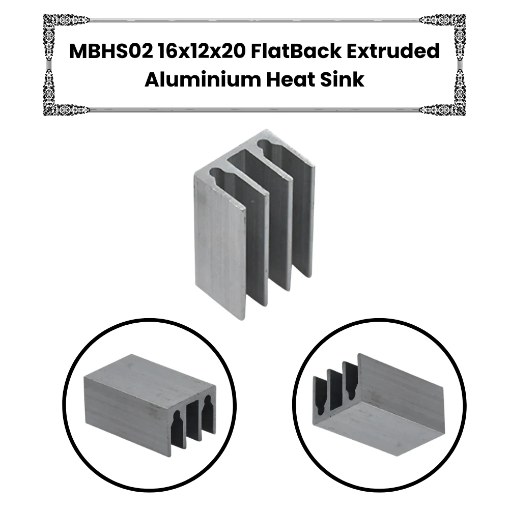 Flat Back Aluminium Heat Sink for Chip/PCBs/Modules - Image 11