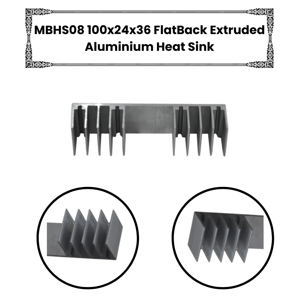 Flat Back Aluminium Heat Sink for Chip/PCBs/Modules - Image 8