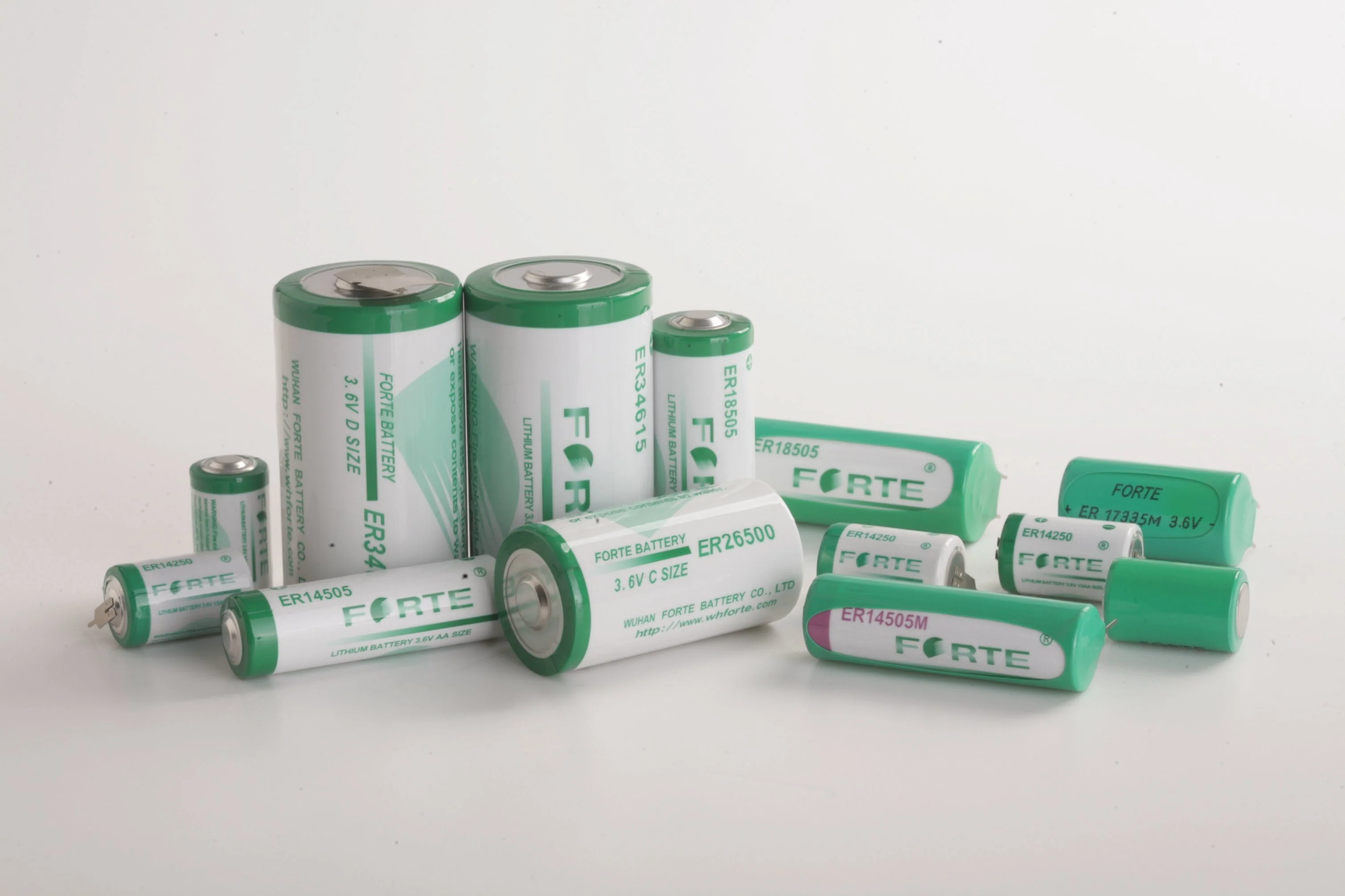 Forte: ER14505 Size-AA 3.6V 2700mAh Lithium Battery Cell Non-Rechargeable Battery with Button Top - Image 6