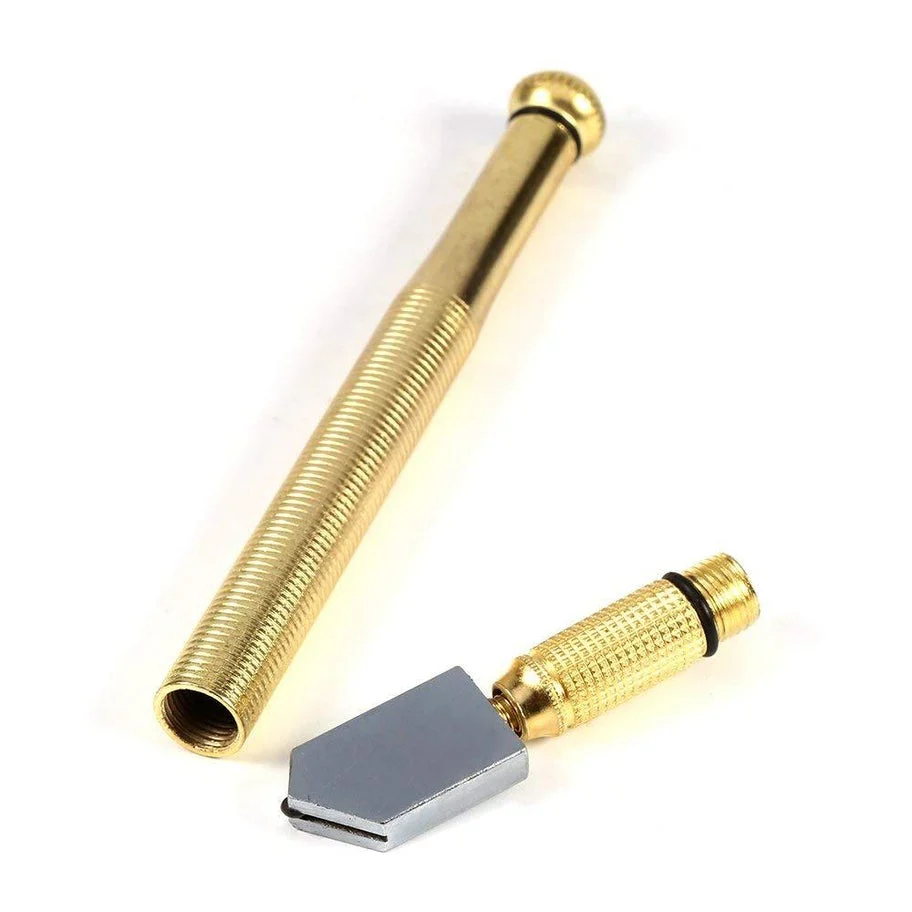 Generic: Gold Professional Glass Cutter with Metal Handle - Image 5