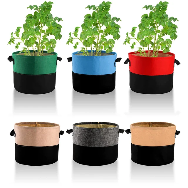 Geo Fabric Grow Bags For Plants - Image 4
