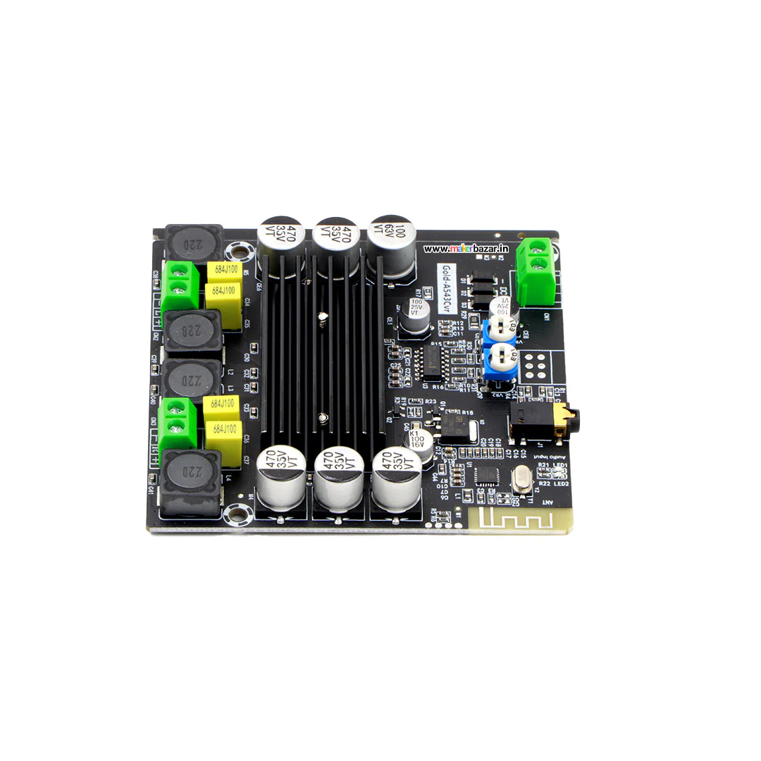 [Type 3] Gold-A543C 8-24V 2x50w Dual Channel High Power Digital Audio Power Amplifier Board  (With Aux Port + Bluetooth) - Image 5