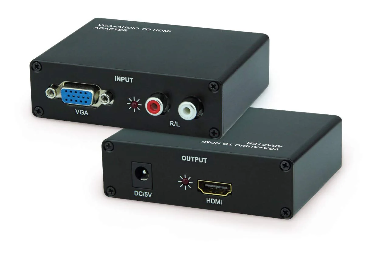 HDMI to VGA and Right/Left  Audio Video Converter Adapter - Image 4