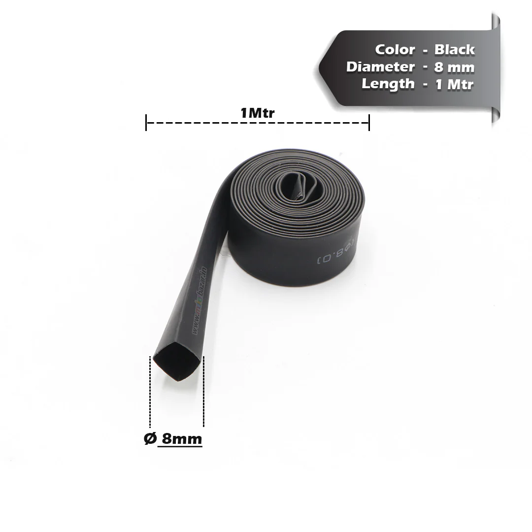 Black Heat Shrink Sleeve Tube For Wire Protection - Image 14