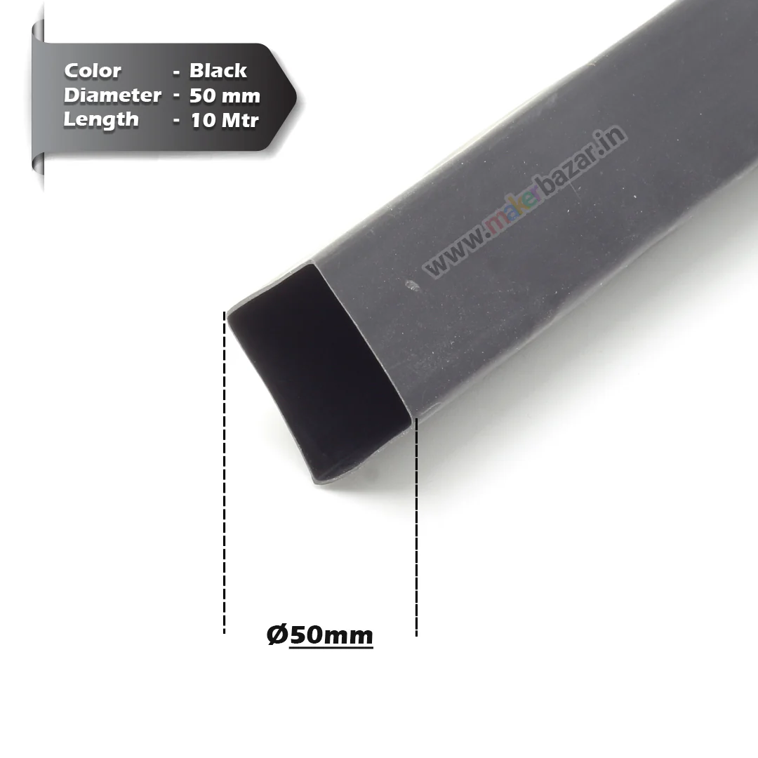 Black Heat Shrink Sleeve Tube For Wire Protection - Image 48