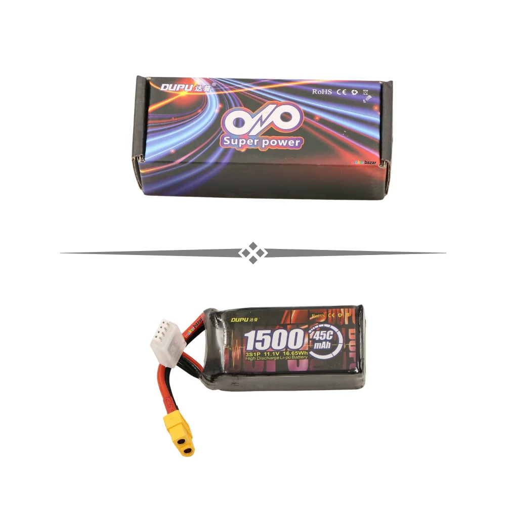 DUPU 3S 11.1V LiPo Battery Pack 45C - Image 2