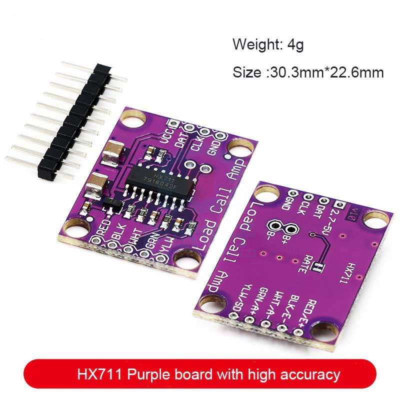 HX711 Load Cell Amplifier Module - 24bit ADC for Weigh Scales - Image 9