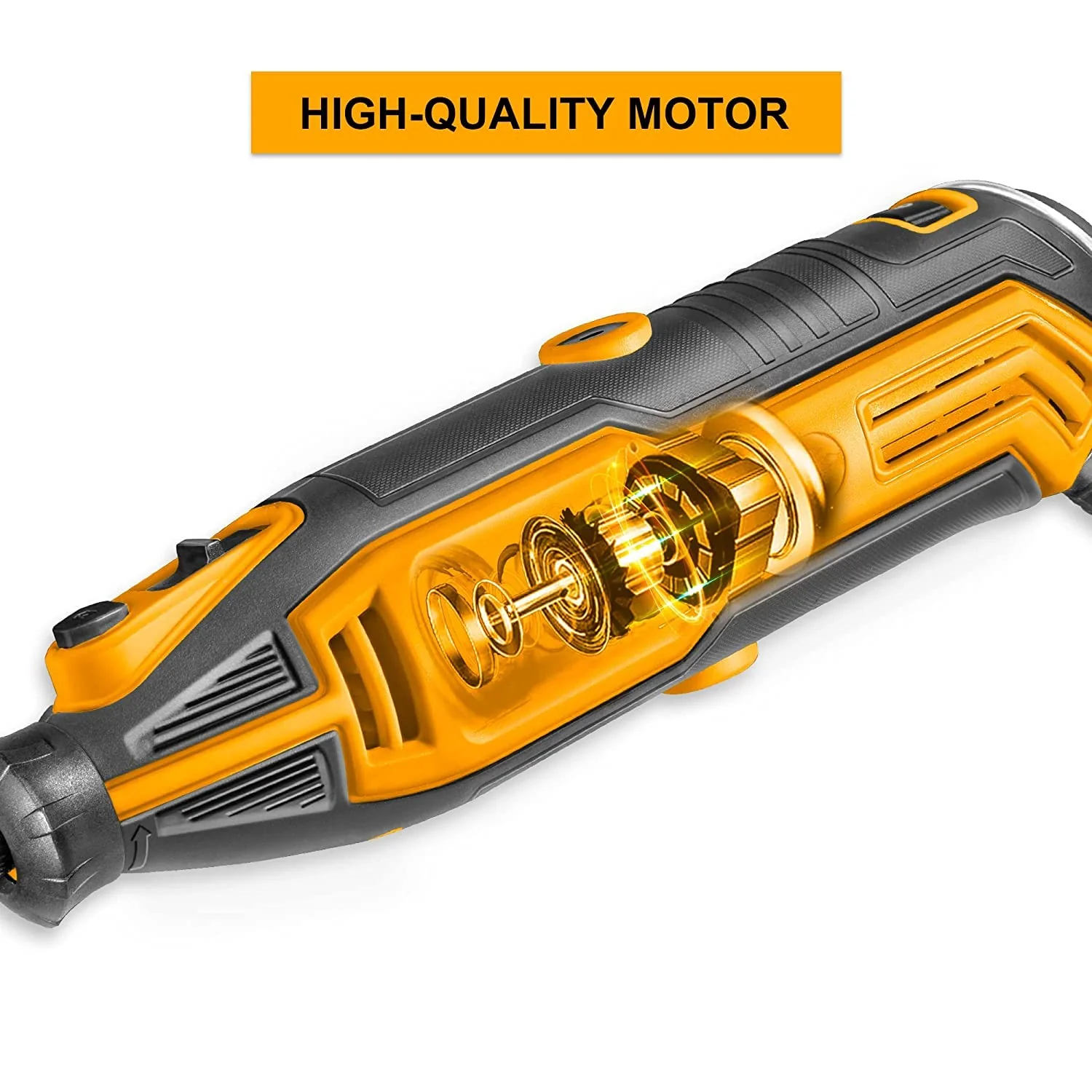 Ingco MG13328 130W Mini Die Grinder 109-in-1 Wood Carving Rotary Tool Kit - Image 6