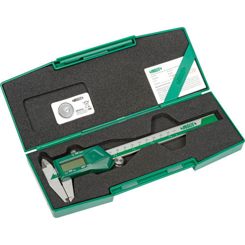Insize: 1112-150 Digital Vernier Caliper Stainless Steel 150mm/6Inch with Rectangular Case - Image 4