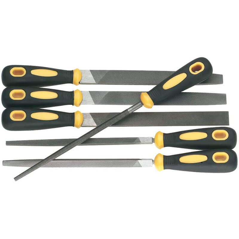 Jon Bhandari: F-002 6 pcs Premium Assorted 8 inches File Set with Rubber Handle - Image 3