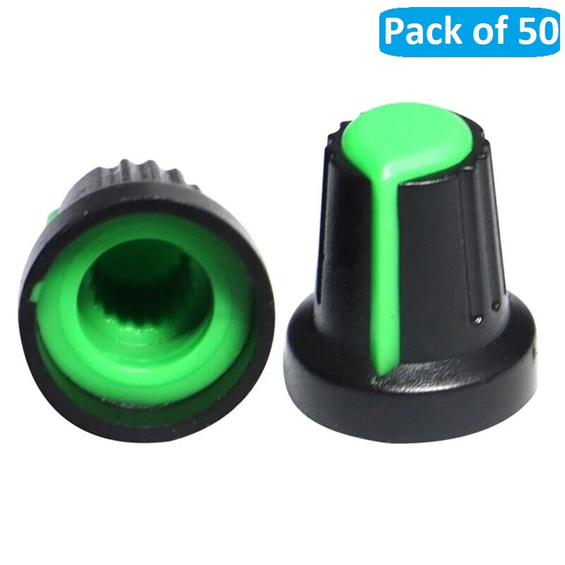 Knob-205 Plastic Potentiometer Knob 6mm With Buffer - Image 20