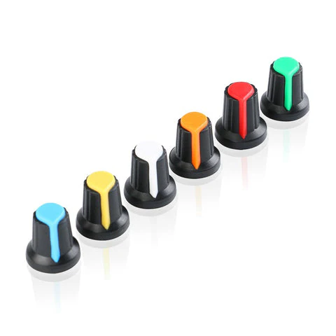 Knob-205 Plastic Potentiometer Knob 6mm With Buffer - Image 3