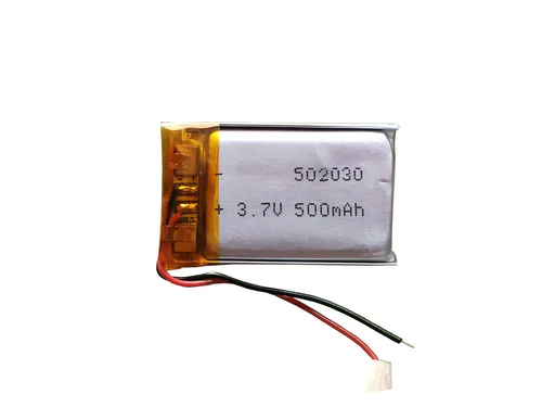 KP: 3.7V 500mAh Lipo Battery - Single Cell Lithium Polymer Battery - Image 6