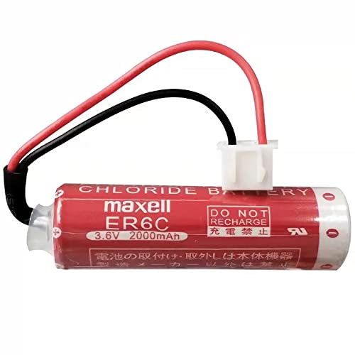 Maxell: ER6C Size-AA 3.6V 1800/2000mAh PLC Cell Non-Rechargeable Battery for FX F2-40BL with Plug - Image 2