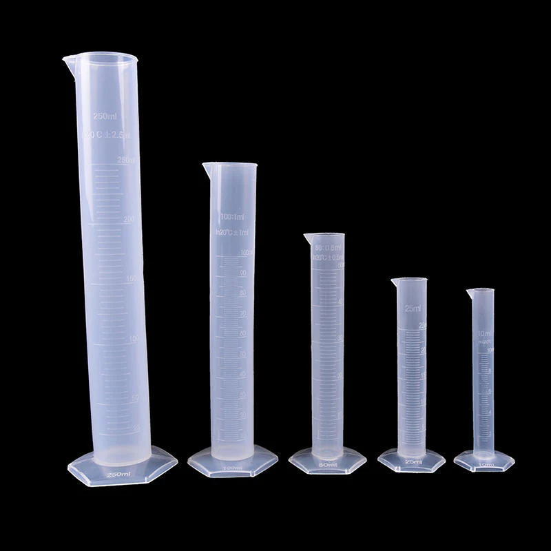 Measuring Cylinder 100ml (Clear Plastic) - Image 2