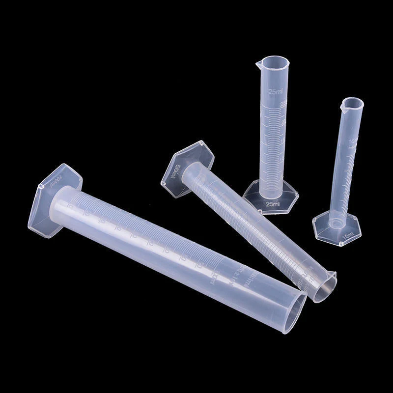 Measuring Cylinder 100ml (Clear Plastic) - Image 3