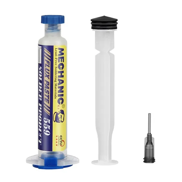 Mechanic: 10cc Lead-Free No-Clean Solder Flux Paste Syringe - Image 5