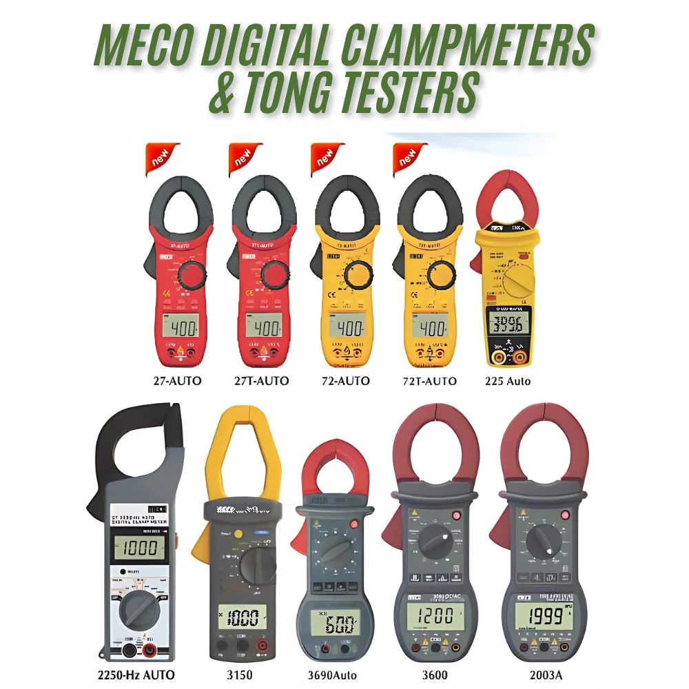 Meco 36-Auto-BL DC/AC TRMS Digital Clamp MultiMeter with Temperature & Frequency - Image 3
