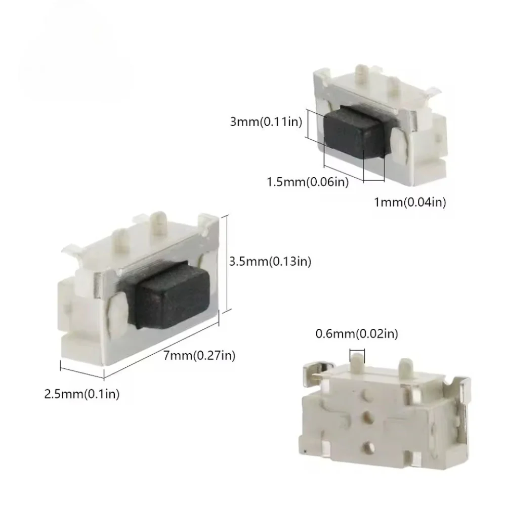Horizontal Side-Push Tactile SMD Tact Keys Button - Image 2