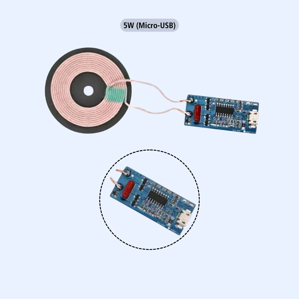 5V Fast Charging Wireless Charger PCBA DIY Accessories Standard - Image 3