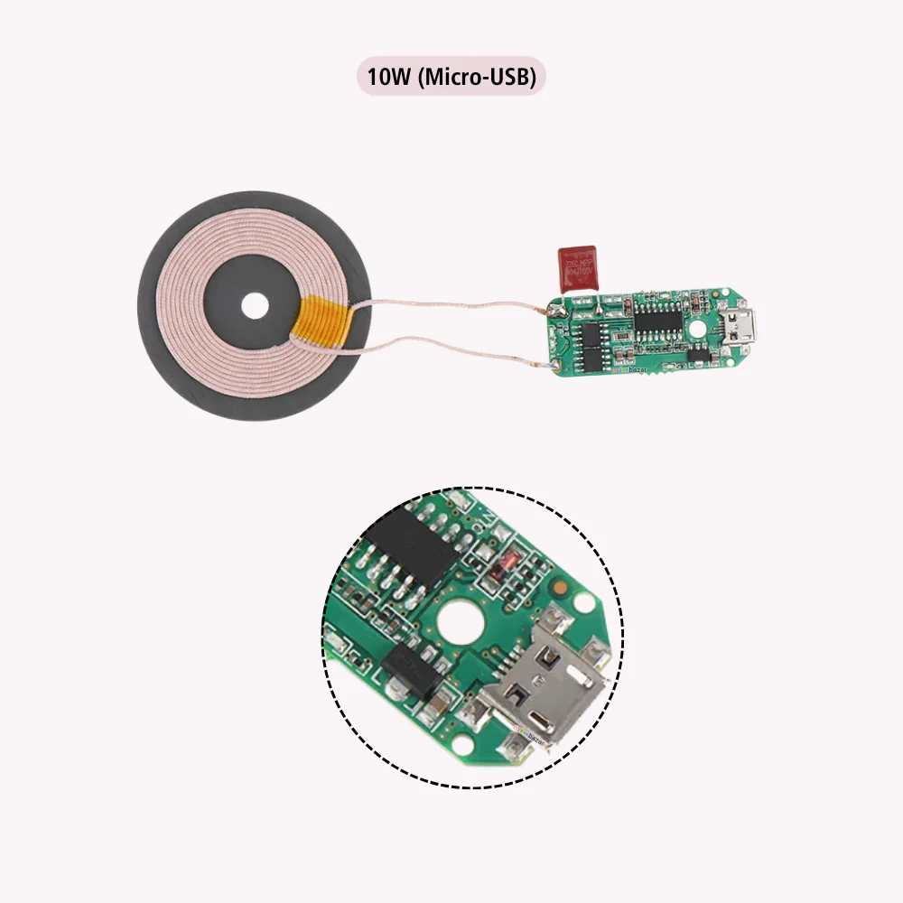 5V Fast Charging Wireless Charger PCBA DIY Accessories Standard - Image 4