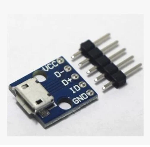 Micro USB Breakout Board Power Charging Module Blue - Image 3