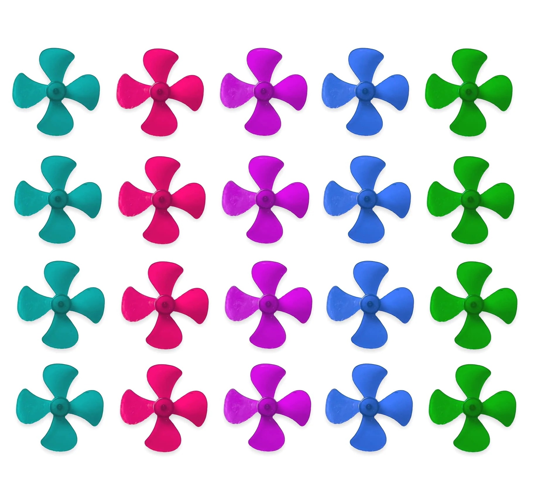 Four Blade Mini Propeller Toy Fan for 1.8mm Shaft - Image 3