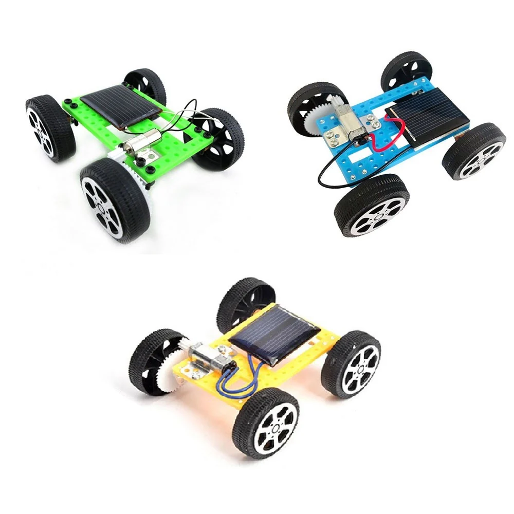 Mini Solar Powered DIY Toy Car Kit - Image 3