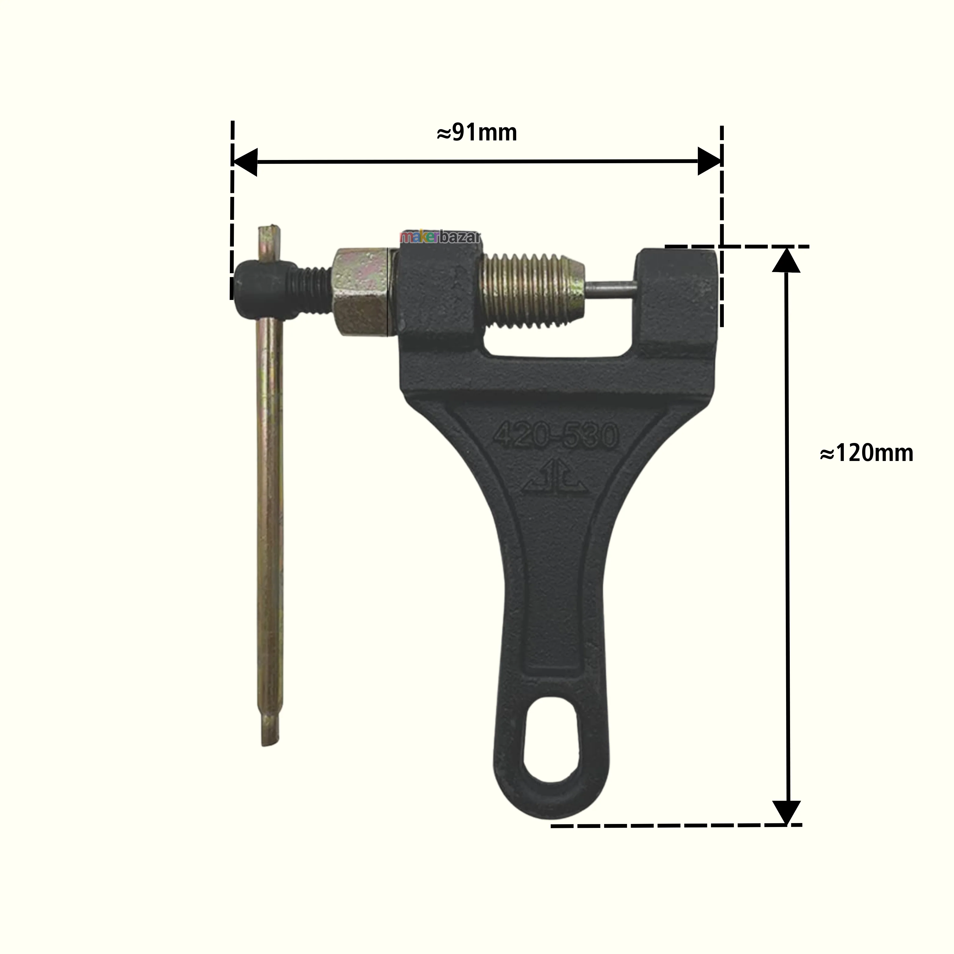 Motorcycle Chain Link Removal Tool 420-530 - Image 5