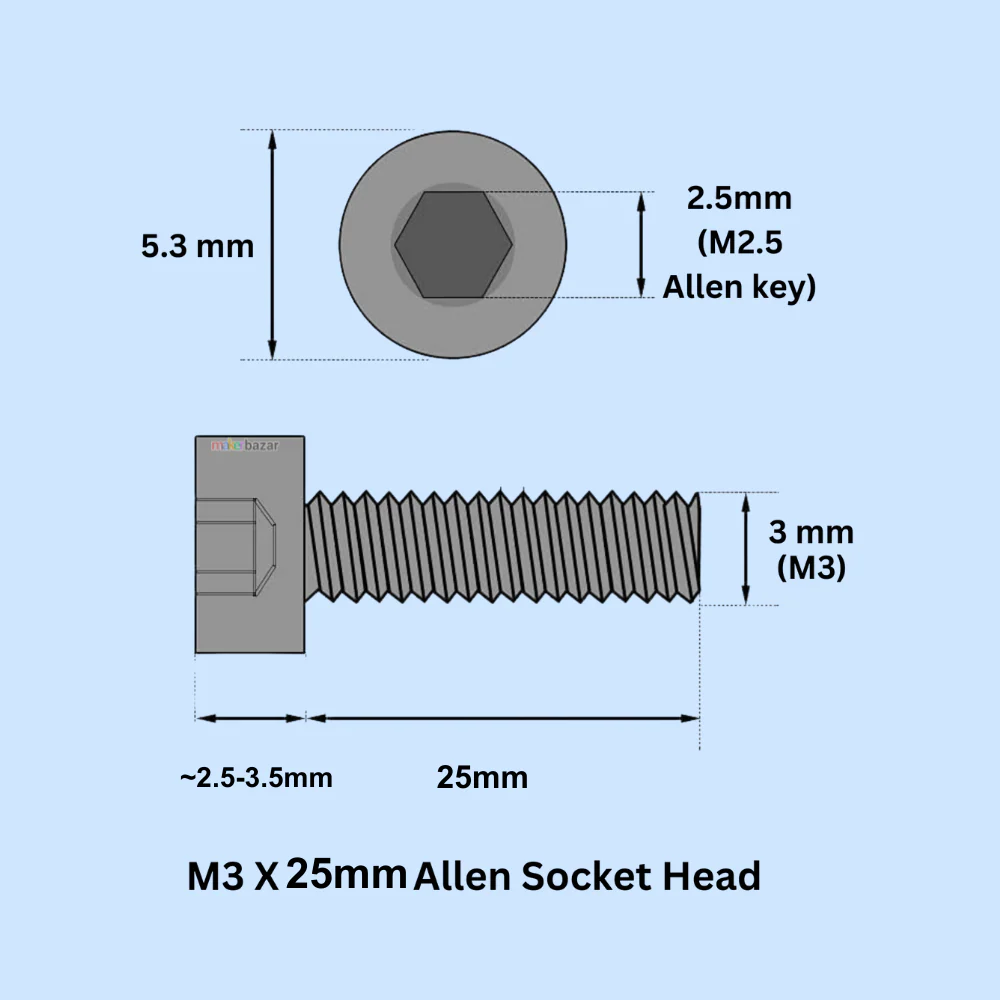 MS Allen Socket Head Screws Bolt [Pack of 10] - Image 12