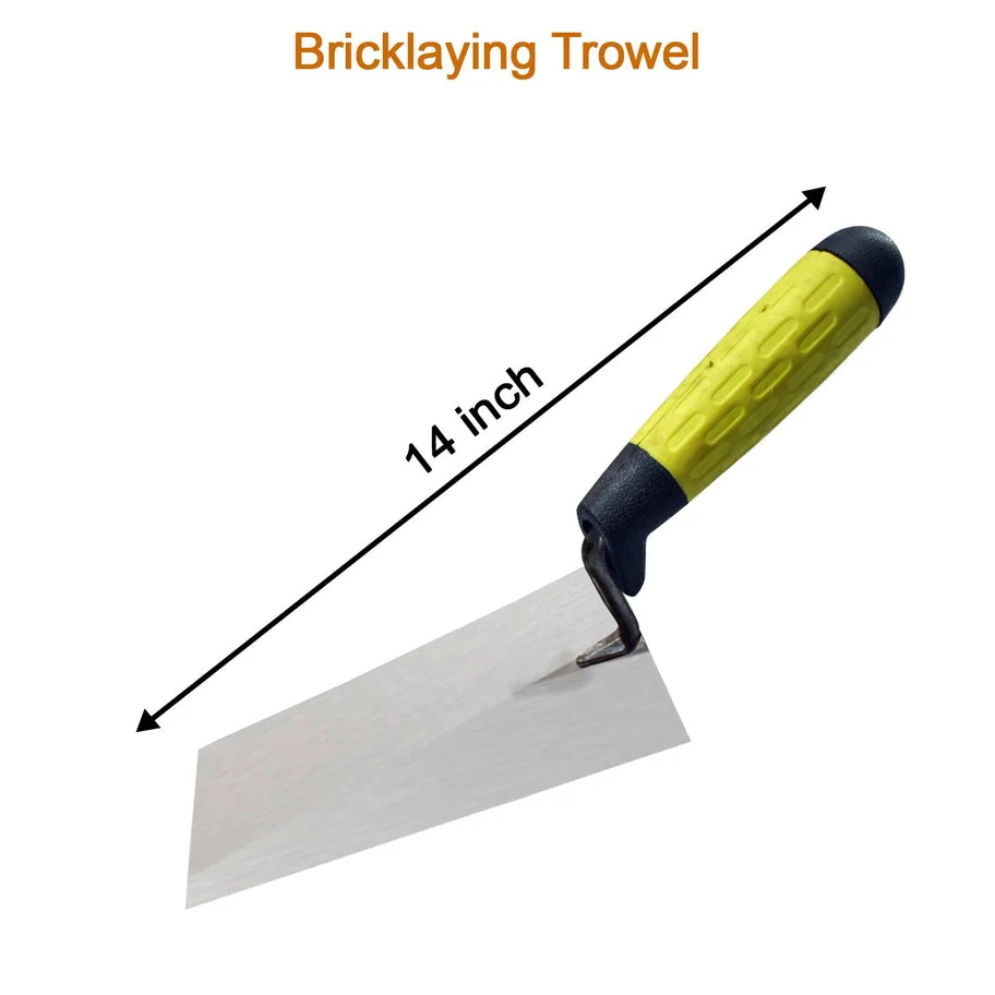 MT7 Masonry Finishing Trowel Square Toe Square Heel with Soft Grip Handle 13inch - Image 3