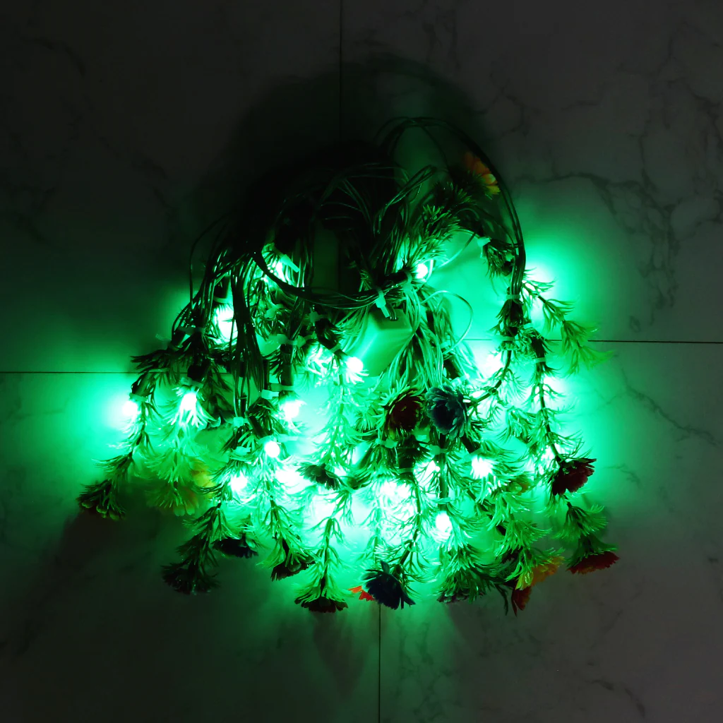 Multi-Color Flower 24 LED String Fairy Lights - Image 5