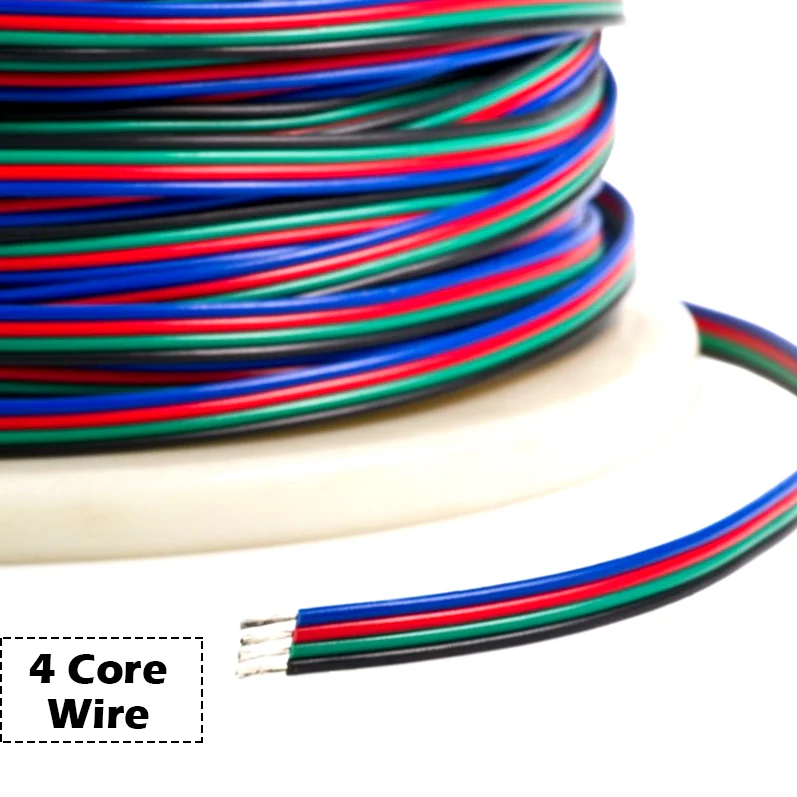 Multi-coloured Ribbon Cable Wire - Image 4