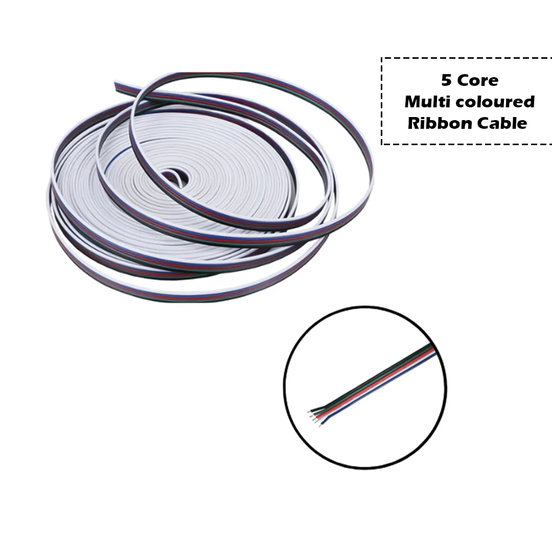 Multi-coloured Ribbon Cable Wire - Image 5