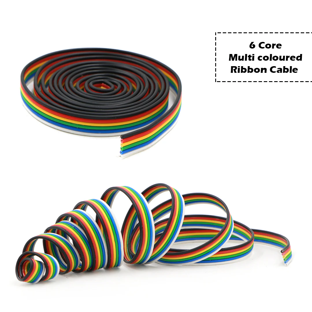 Multi-coloured Ribbon Cable Wire - Image 6