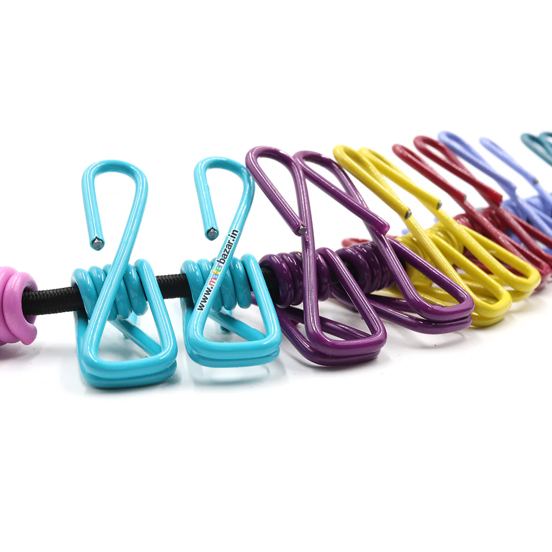 Multipurpose Stretchable Rope with Metal Clips - Image 6