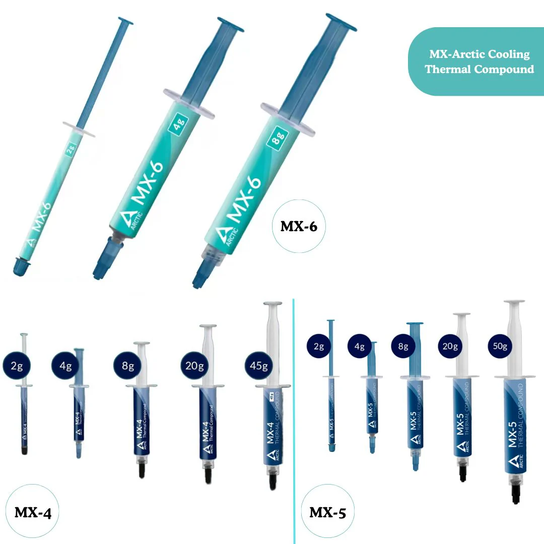MX Cooling Thermal Compound for All Processors (CPU, GPU - PC)