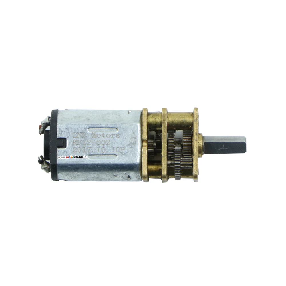 N20 12V Micro Metal Gear Motor without Encoder (Random RPM) - Image 5