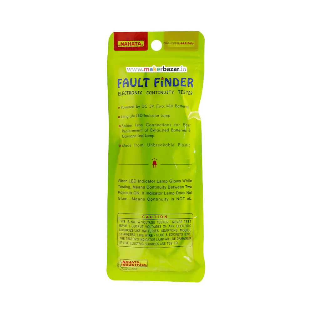 Nahata: Fault Finder Electronic Continuity Tester with AAA Cells - Image 5